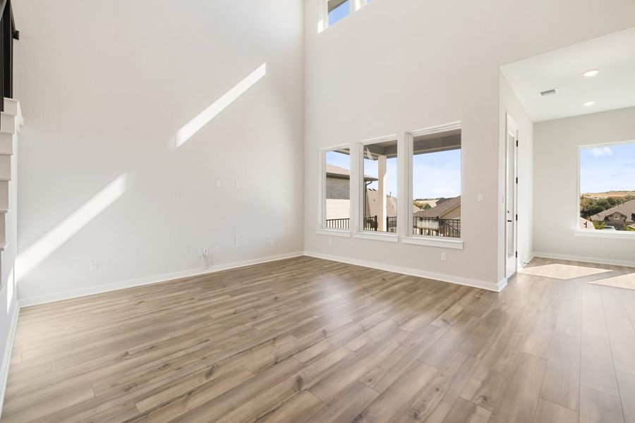 Spacious, unfurnished interior of a new home in Park Collection at Lariat, Liberty Hill (Image 26).