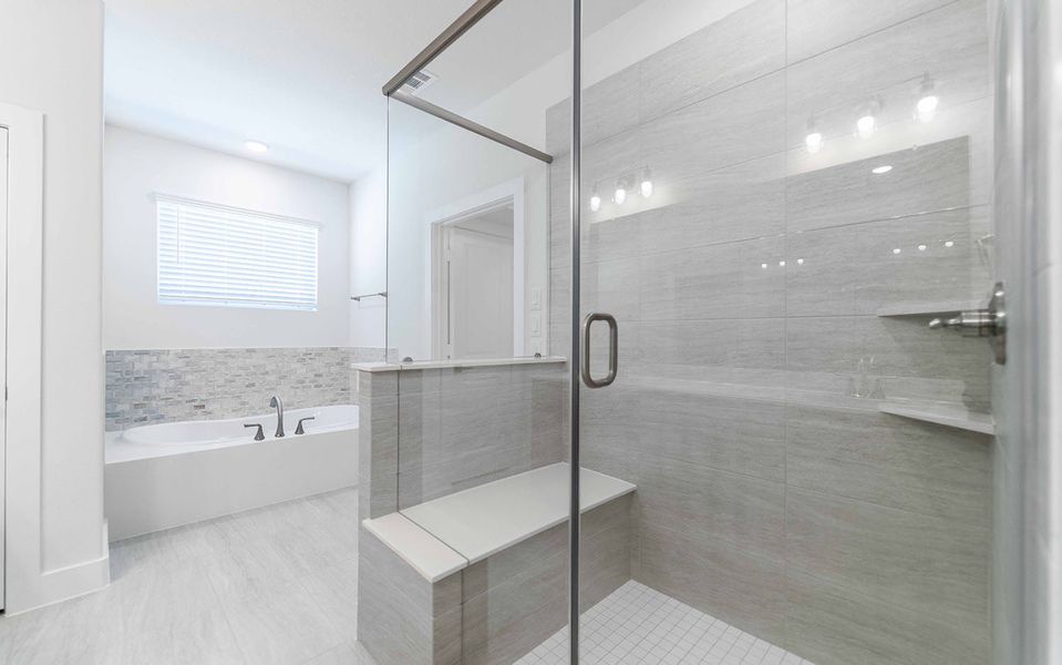 Furnished interior view inside a new home in Craig Ranch, McKinney (Image 10).