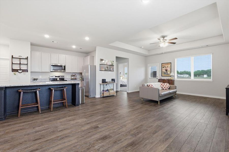 Furnished interior view inside a new home in , Fort Worth (Image 5).