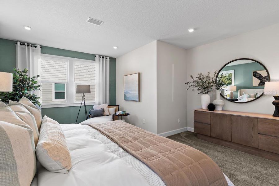 Furnished interior view inside a new home in The Cypress Series at Reserve East, Flagler Beach (Image 35).