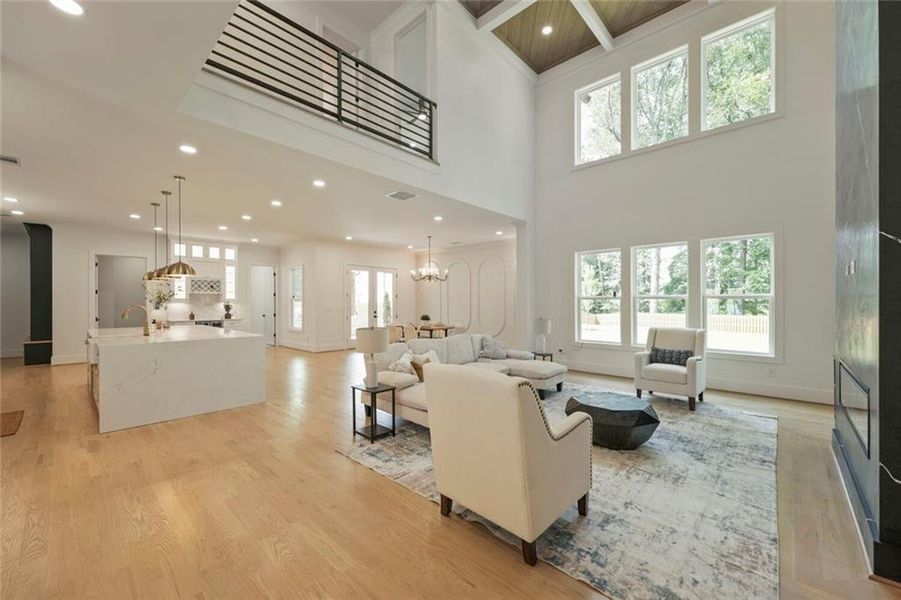 Furnished interior view inside a new home in , Grayson (Image 7).