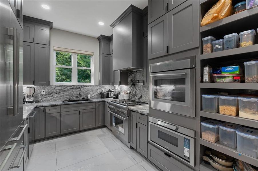 Furnished interior view inside a new home in , Stone Mountain (Image 51).