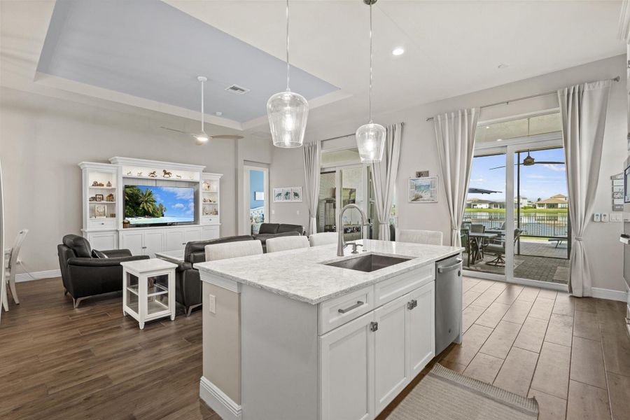 Furnished interior view inside a new home in , Port St. Lucie (Image 35).