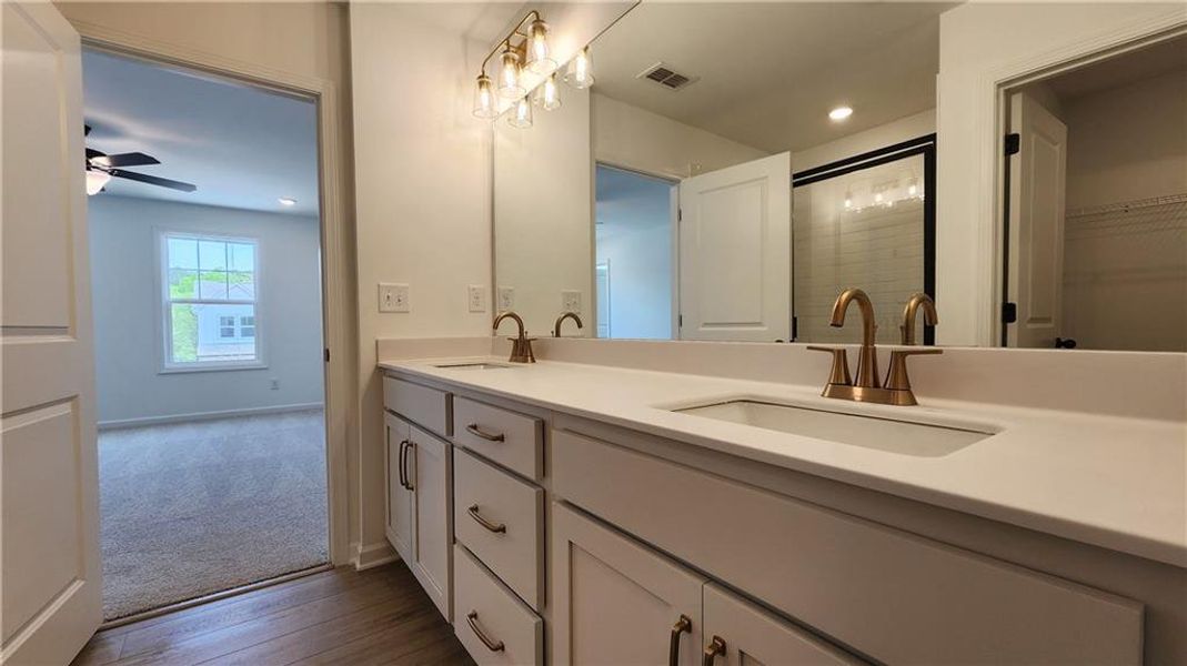 Furnished interior view inside a new home in The Estates at Casteel, Bethlehem (Image 13). Furnished interior view inside a new home in The Estates at Casteel, Bethlehem (Image 13).