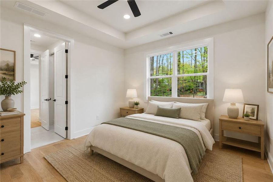 Furnished interior view inside a new home in , Marietta (Image 32).