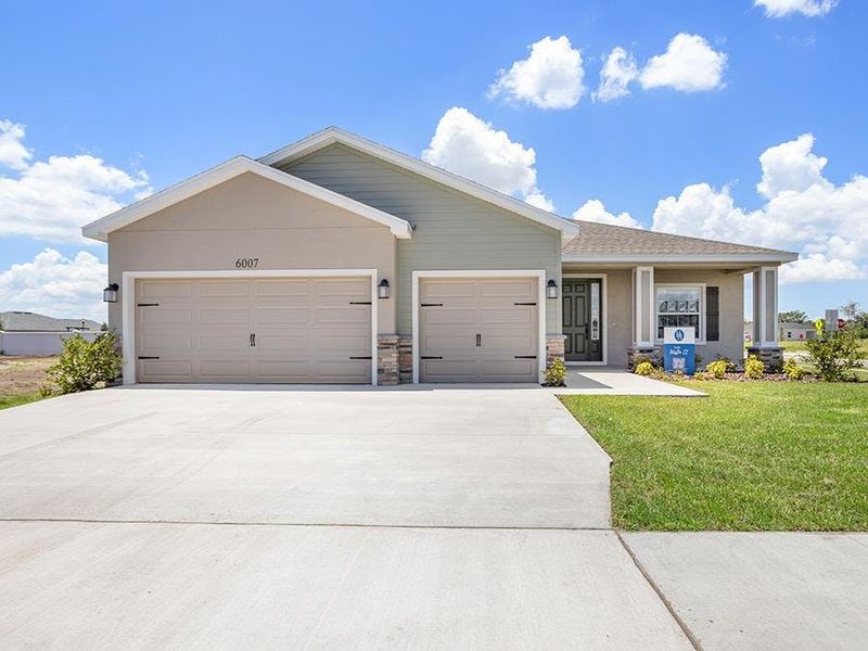 Multiple exterior elevations are available to choose from.