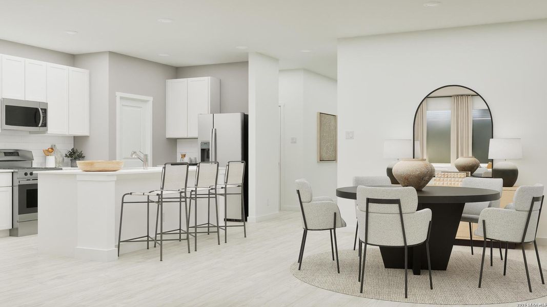 Furnished interior view inside a new home in Juniper Ranch, Spring Branch (Image 11).