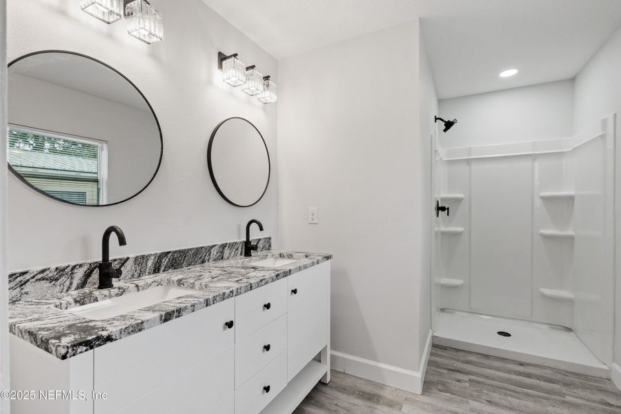 Furnished interior view inside a new home in , Jacksonville (Image 9). Furnished interior view inside a new home in , Jacksonville (Image 9).