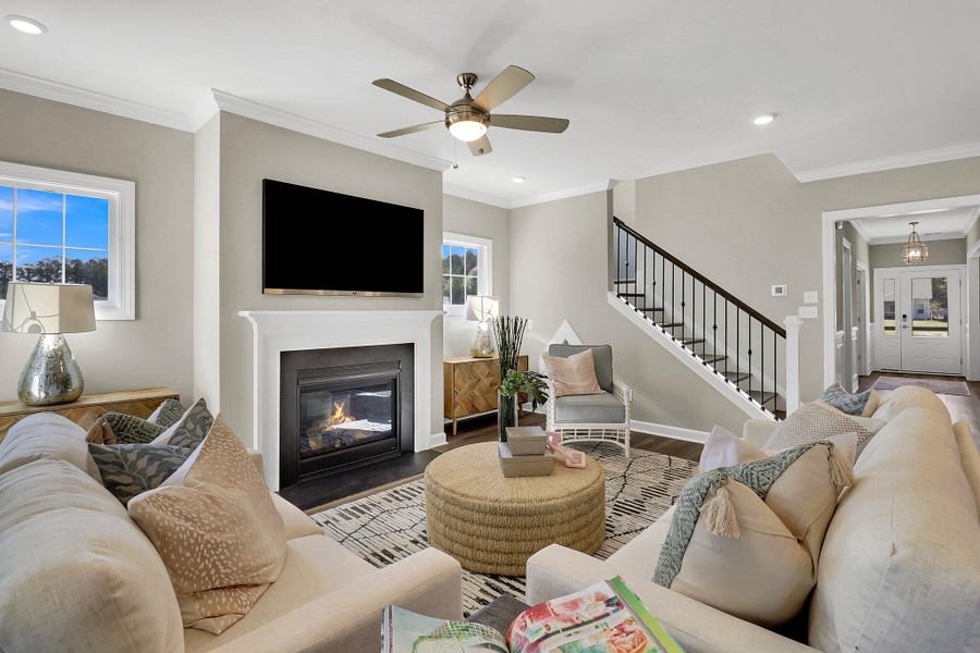 Furnished interior view inside a new home in Six Oaks, Summerville (Image 7).
