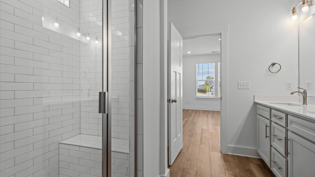 Representative furnished interior of a home built from the Freesia by DRB Homes in Spring Branch, Smyrna (Image 16).