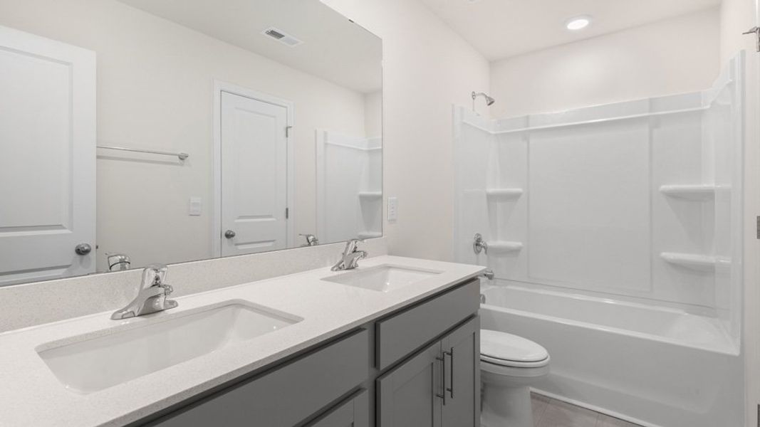 Furnished interior view inside a new home in Cambridge Park, Mebane (Image 5).