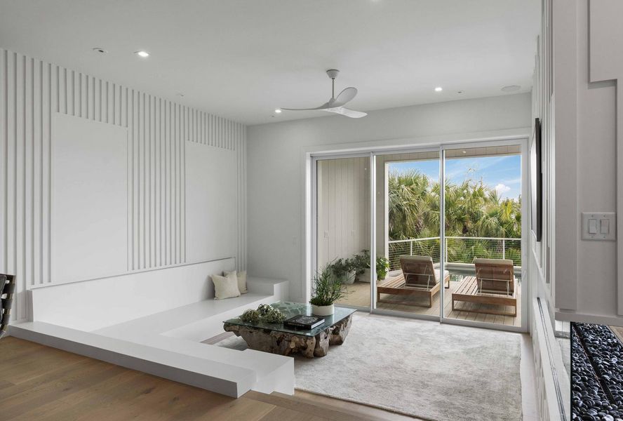 Furnished interior view inside a new home in , Isle Of Palms (Image 7).