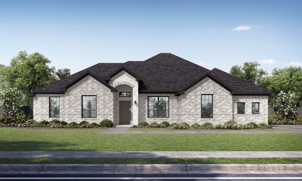 Representative exterior photo of a completed home built from the Canton by Altura Homes in Mallard Point, Greenville, TX (Image 1). Representative exterior photo of a completed home built from the Canton by Altura Homes in Mallard Point, Greenville, TX (Image 1).