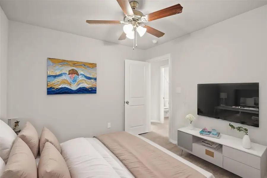 Furnished interior view inside a new home in , Houston (Image 9). Furnished interior view inside a new home in , Houston (Image 9).