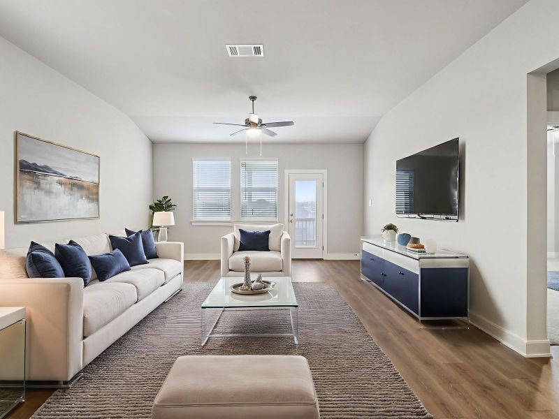 Furnished interior view inside a new home in Sagebrooke - Premier Series, San Antonio (Image 4).