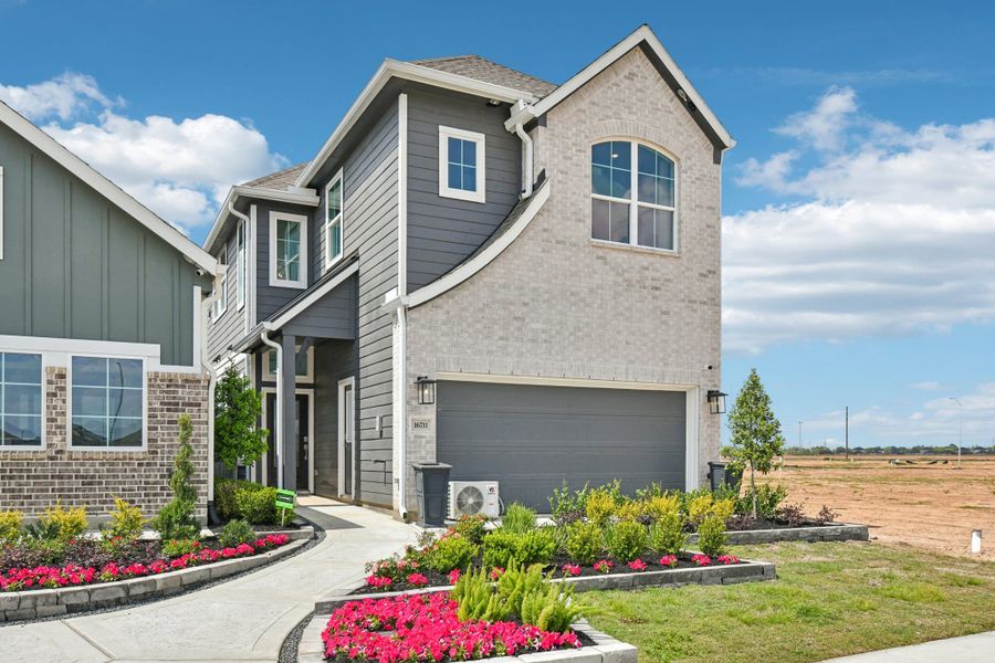 Front exterior of a new home in Jubilee, Hockley, TX, highlighting curb appeal (Image 24).