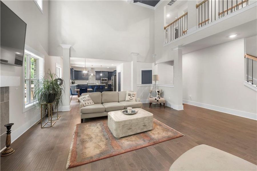 Furnished interior view inside a new home in , Fairburn (Image 27). Furnished interior view inside a new home in , Fairburn (Image 27).