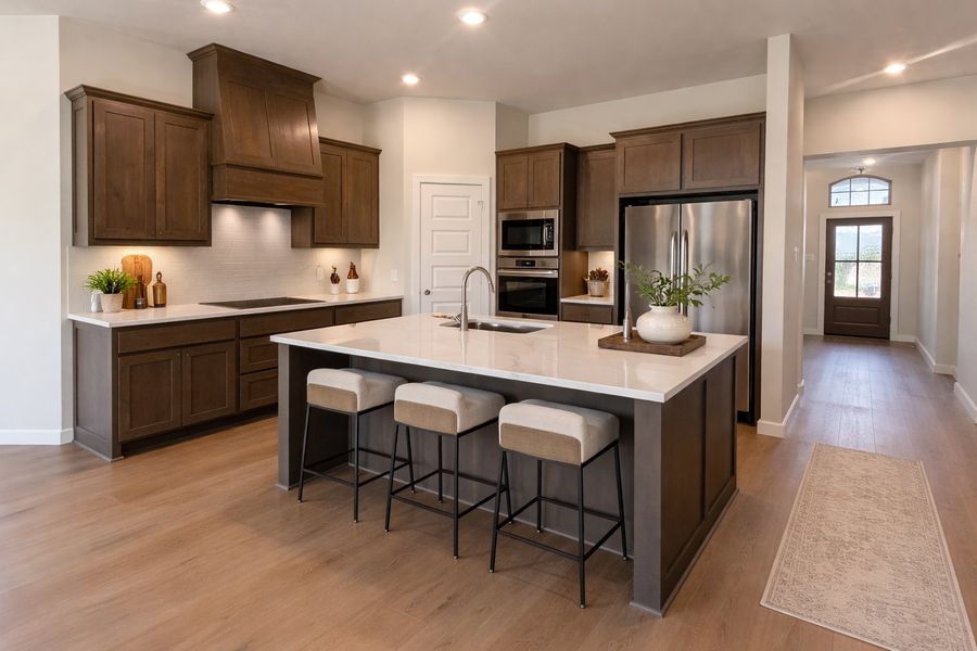 Representative furnished interior of a home built from the Hudson III by Cheldan Homes in Terra Vista Estates, Springtown (Image 17).