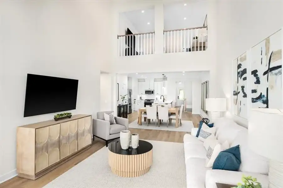 Furnished interior view inside a new home in Newberry 55+ Villas, McDonough (Image 12).