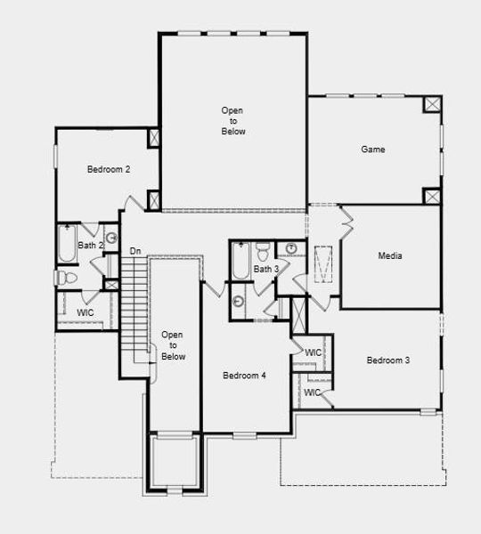 Floor 2 - Additional Highlights Include: 5th bedroom and high ceilings Floor 2 - Additional Highlights Include: 5th bedroom and high ceilings