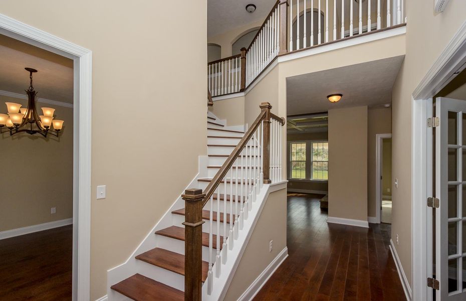 Representative furnished interior of a home built from the Durham Hill by Ivey Homes in Tillery Park, Grovetown (Image 6).