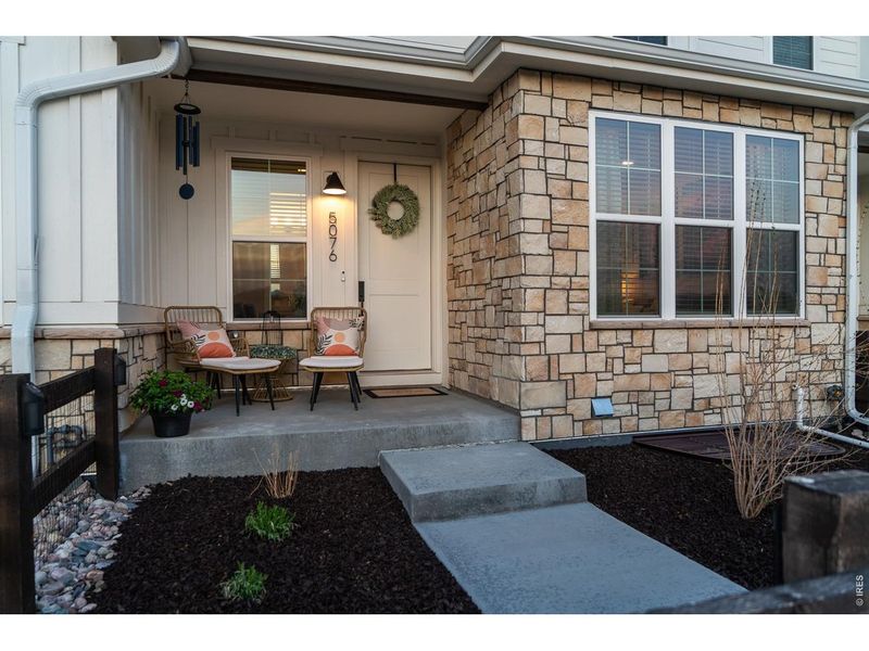 Exterior details and patio area of a home in , Loveland (Image 3).