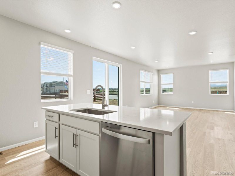 Furnished interior view inside a new home in Revere at Johnstown, Johnstown (Image 8). Furnished interior view inside a new home in Revere at Johnstown, Johnstown (Image 8).