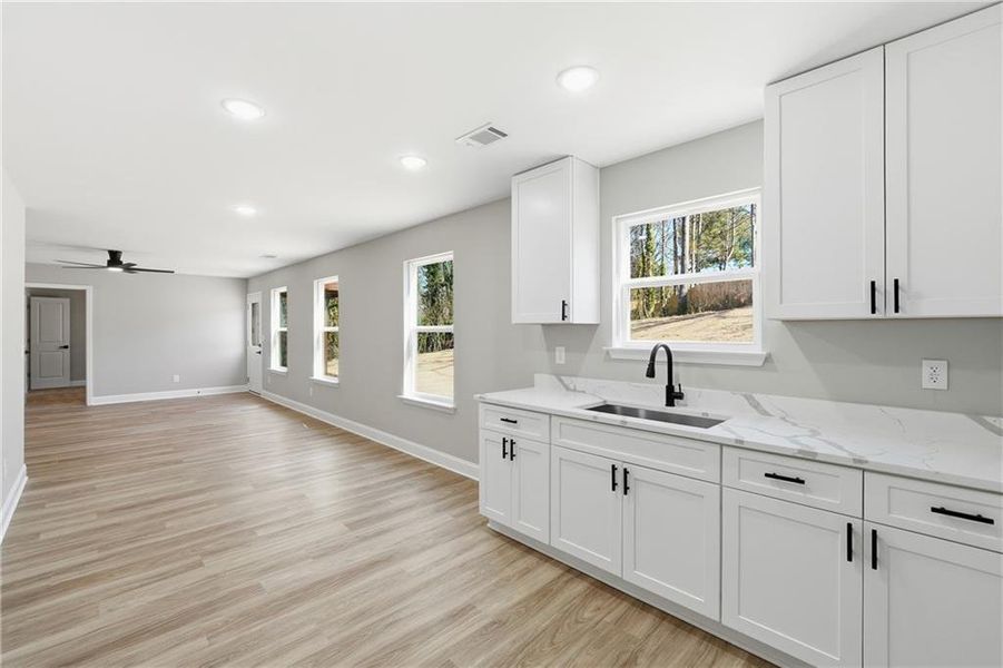 Furnished interior view inside a new home in , Gainesville (Image 10).