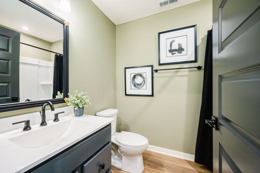 Representative furnished interior of a home built from the Camden by Fischer Homes in Easton Park, Dallas (Image 41).