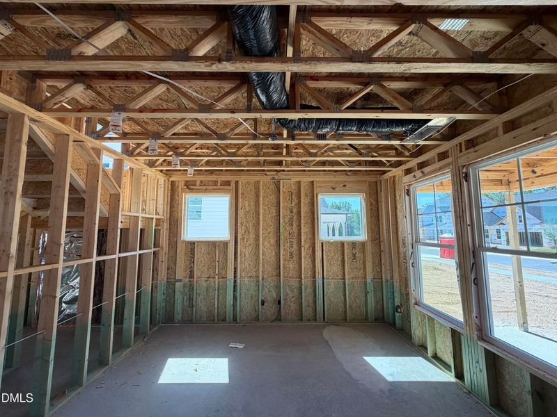 In-progress construction of a new home in Wendell Ridge, Wendell, NC (Image 36).
