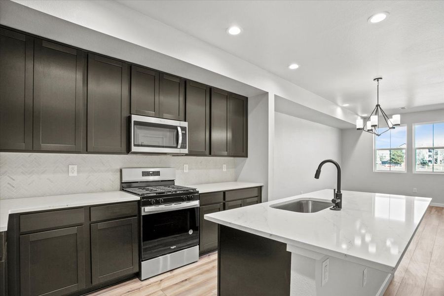 Furnished interior view inside a new home in Arras Park, Thornton (Image 8).