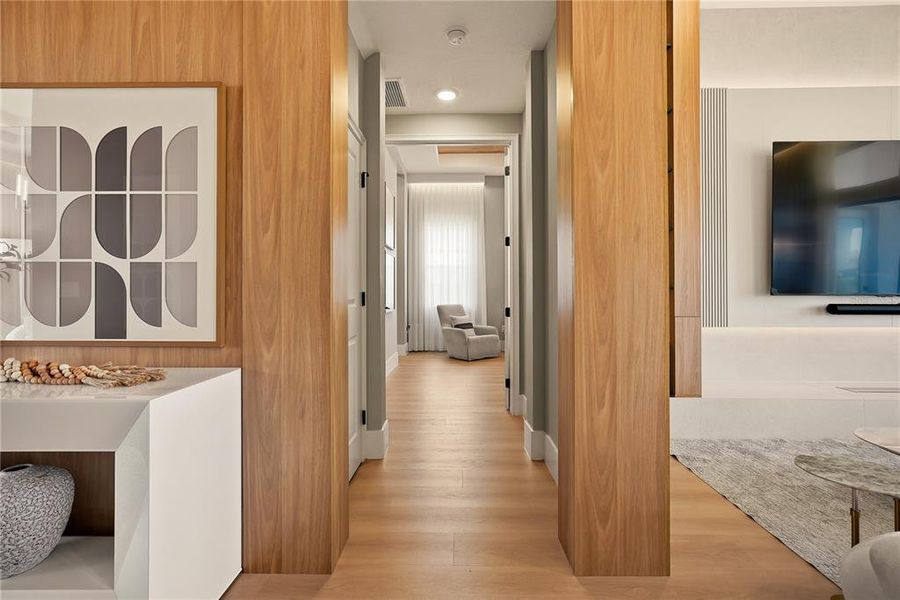 Furnished interior view inside a new home in Avalon Ridge, Winter Garden (Image 45).