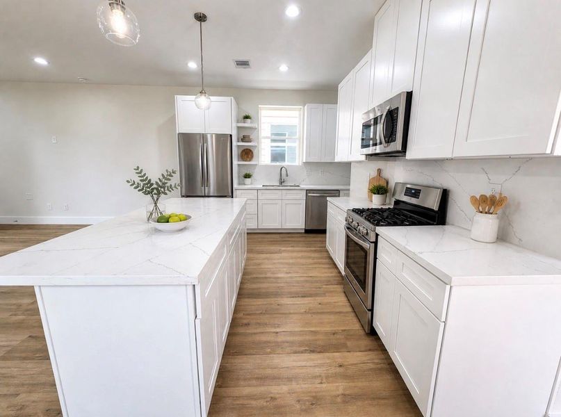 Appliances will be installed before the closing