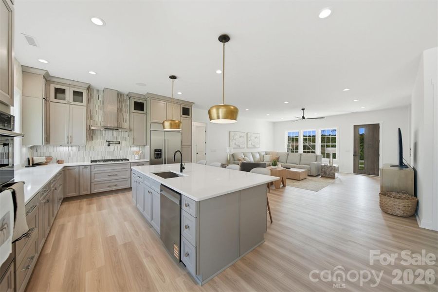 Furnished interior view inside a new home in , Granite Falls (Image 33).