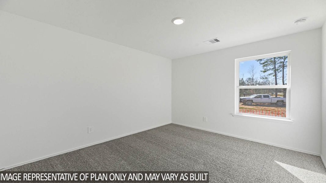 Representative unfurnished interior of a home built from the Eureka by D.R. Horton in Williams Reserve East, Conroe (Image 10).
