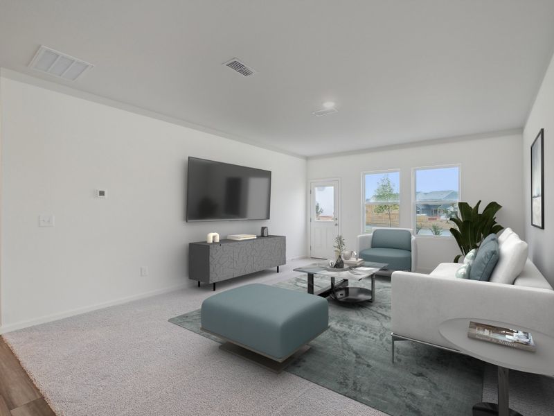 Representative furnished interior of a home built from the Apollo by Starlight Homes in The Point, Rolesville (Image 10).