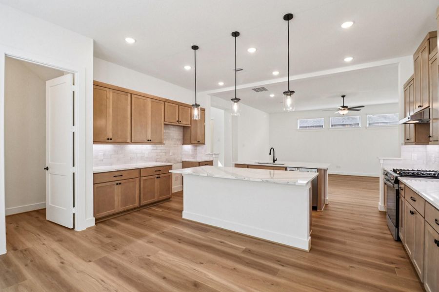 Furnished interior view inside a new home in The Highlands, Porter (Image 16).