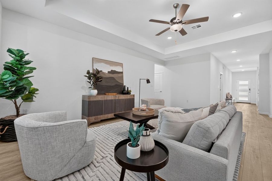 Furnished interior view inside a new home in Lisso, Pflugerville (Image 13).