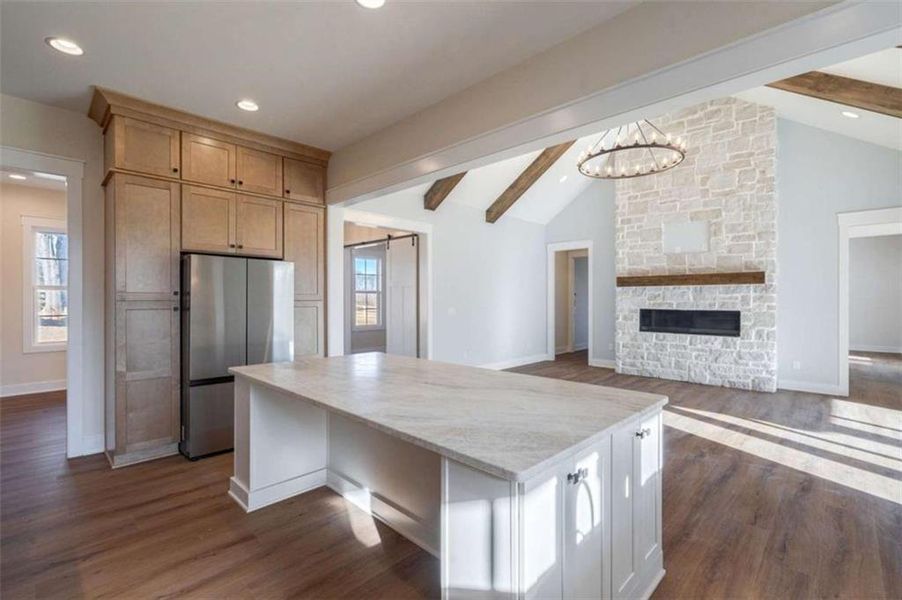 Furnished interior view inside a new home in , Monroe (Image 7).