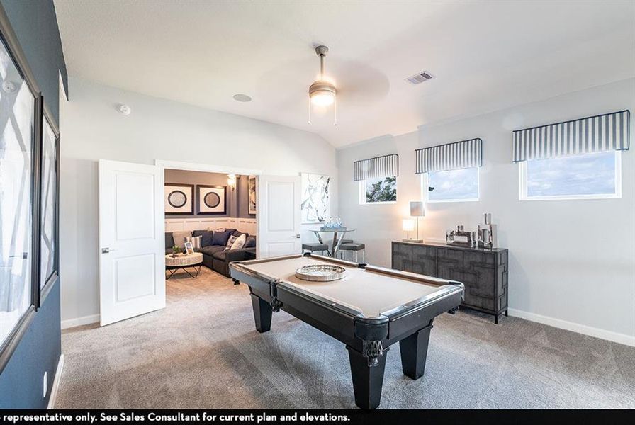 Furnished interior view inside a new home in Green Meadows, Celina (Image 11).