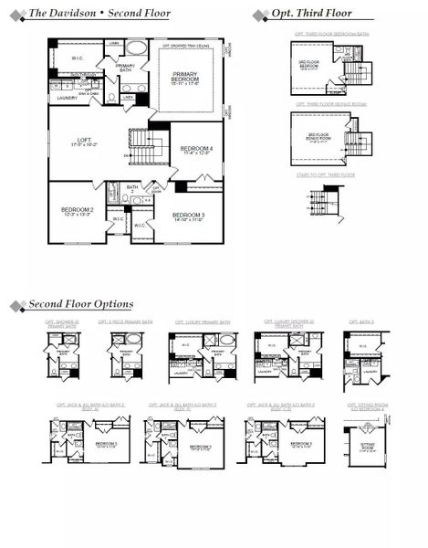 2D floor plan layout of this home in Parker's Preserve, Ridgeville, SC (Image 2). 2D floor plan layout of this home in Parker's Preserve, Ridgeville, SC (Image 2).