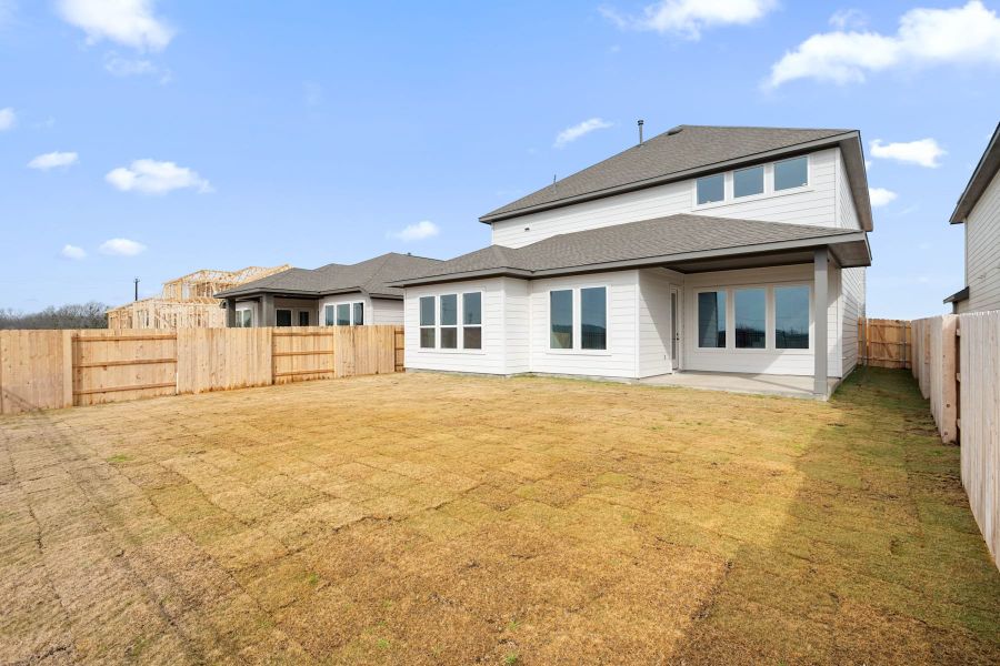 Exterior details and patio area of a home in Lagos Reserve, Manor (Image 25). Exterior details and patio area of a home in Lagos Reserve, Manor (Image 25).
