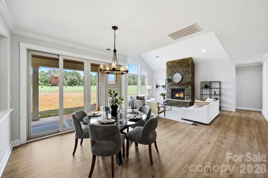 Furnished interior view inside a new home in , Lancaster (Image 10).