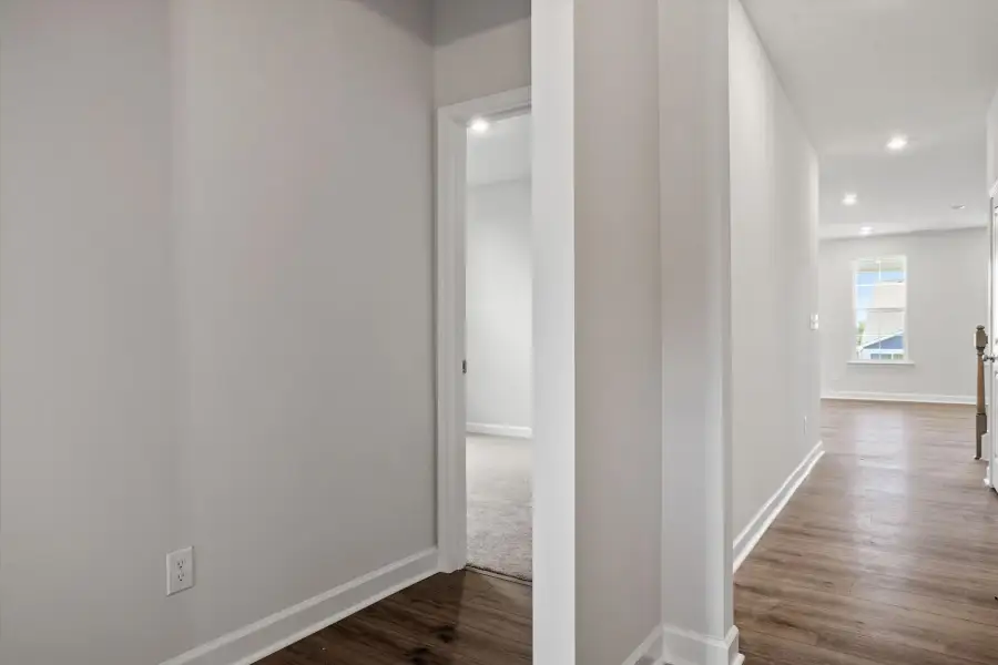 Spacious, unfurnished interior of a new home in Ovation at Sweetbrier, Durham (Image 14). Spacious, unfurnished interior of a new home in Ovation at Sweetbrier, Durham (Image 14).