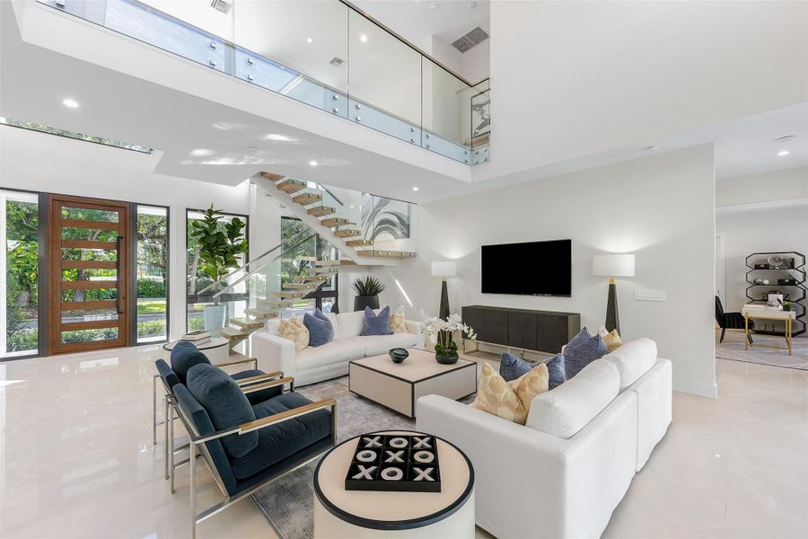 Furnished interior view inside a new home in , Fort Lauderdale (Image 30).