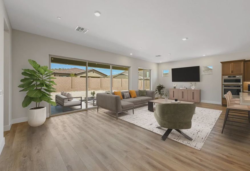 Virtually Staged Trilogy Ridgecrest Discover HS 124 Great Room - 4 of 23