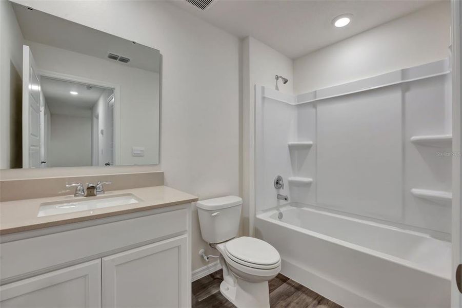 Furnished interior view inside a new home in Timberwalk, Mount Dora (Image 5). Furnished interior view inside a new home in Timberwalk, Mount Dora (Image 5).