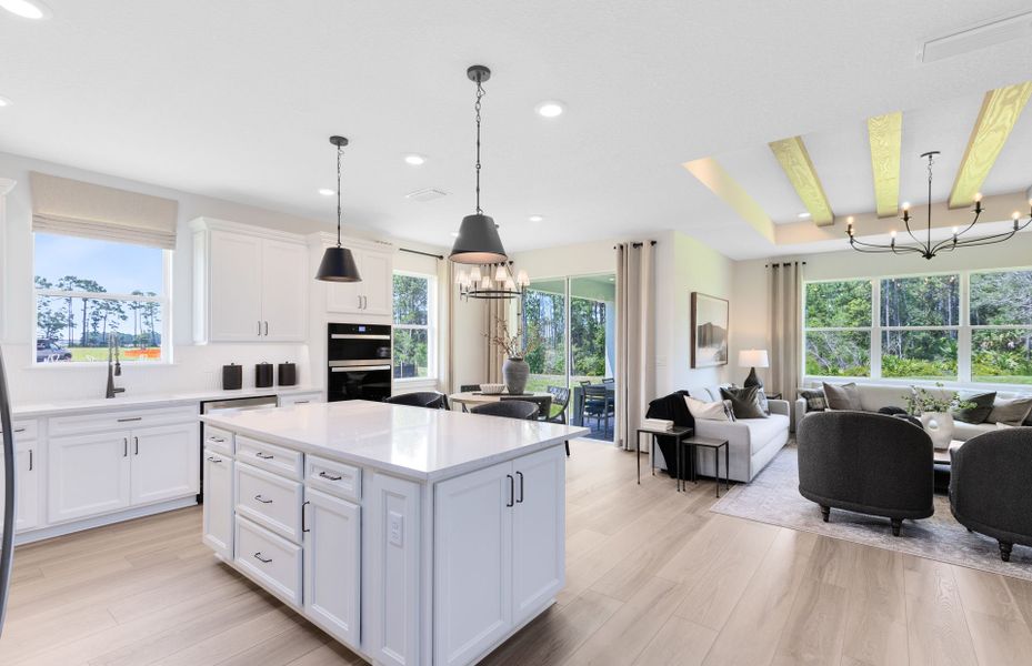 Representative furnished interior of a home built from the Highgate by Pulte Homes in Waterstone at Halifax Plantation, Ormond Beach (Image 7).