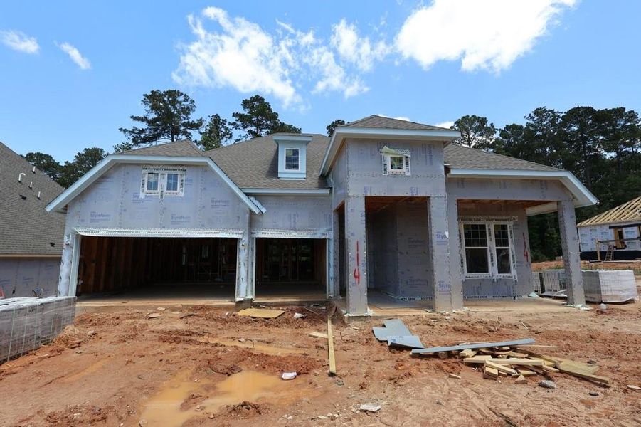 In-progress construction of a new home in The Woodlands Hills - Summit Collection, Willis, TX (Image 35). In-progress construction of a new home in The Woodlands Hills - Summit Collection, Willis, TX (Image 35).