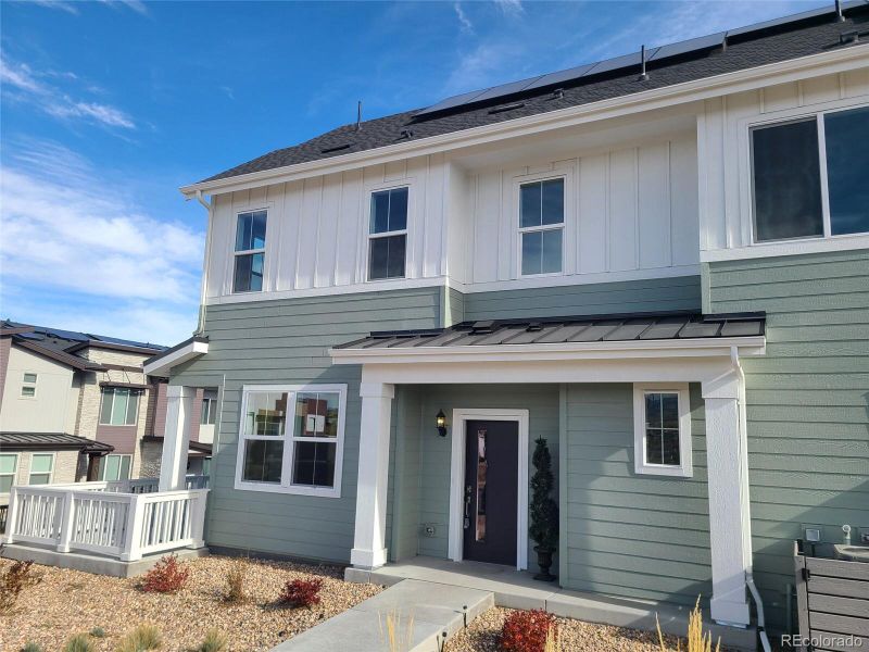 Exterior details and patio area of a home in , Arvada (Image 2).